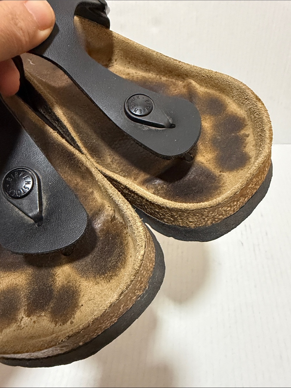 Birkenstock Gizeh Black Thong Sandal - Women Size 38 (7-7.5) - Picture 10 of 12